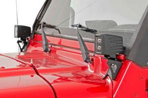 Rough Country Light Mounts | Lower Windshield