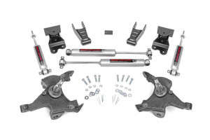 Rough Country Lowering Kit | 2 Inch FR | 4 Inch RR (88-99 Chevy C1500/K1500 Truck)