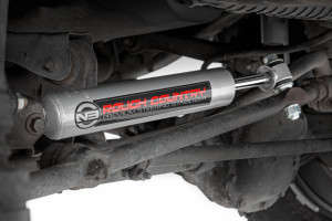 Rough Country N3 Steering Stabilizer (01-10 Chevy/GMC 2500/3500HD/87-06 Jeep Wrangler YJ/TJ)