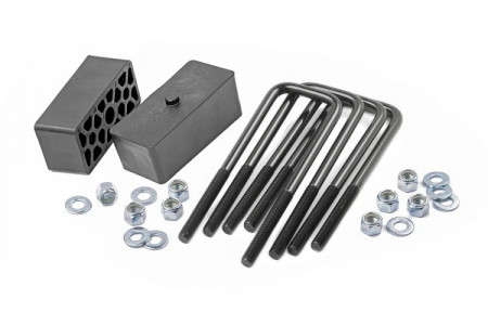 Rough Country 2" Block & U-Bolt Kit (99-25 Chevy/GMC 1500)