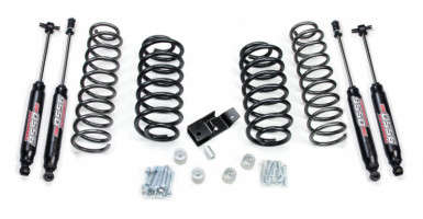 TeraFlex 2" Coil Spring Lift Kit & 9550 VSS Twin-Tube Shocks (97-06 Jeep Wrangler/TJ)