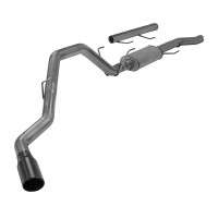 Flowmaster Single Out Side FlowFX Cat Back Exhaust System | 3.5" Diameter | Black Ceramic Tip (14-24 Ram 2500/3500 | 6.4L)