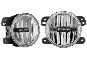 KC HiLites Gravity G4 Fogs (White) | 10-18 Jeep Wrangler JK