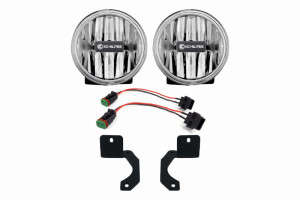 KC HiLites KC Gravity G4 Fogs for Steel Bumper | White (18-24 Jeep Wrangler JL/20-23 Gladiator JT)