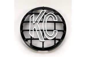 KC HiLites KC Grill 6" Diameter (Black ABS Stone Guard)