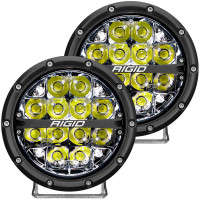 RIGID 360-Series 6" LED OE Off-Road Fog Light/ Spot Beam Backlight (Pair | White) 