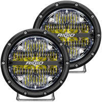 RIGID 360-Series 6" LED OE Off-Road Fog Light/ Drive Beam Backlight (Pair | White) 