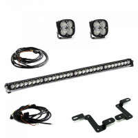 Baja Designs 1x 40" S8 Bar + 2x Squadron Sport Cowl-Mount LED System