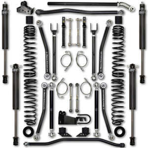 Rock Krawler 4.5 Inch X Factor Lift Kit w/ RRD 2.25" IFP Shocks (12-18 Jeep Wrangler JK | 4WD | V6 3.6L | Gas | 2 Door)