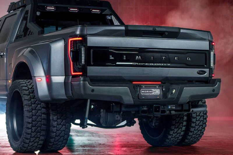 Smoked Morimoto Taillights on Ford F-250 Super Duty
