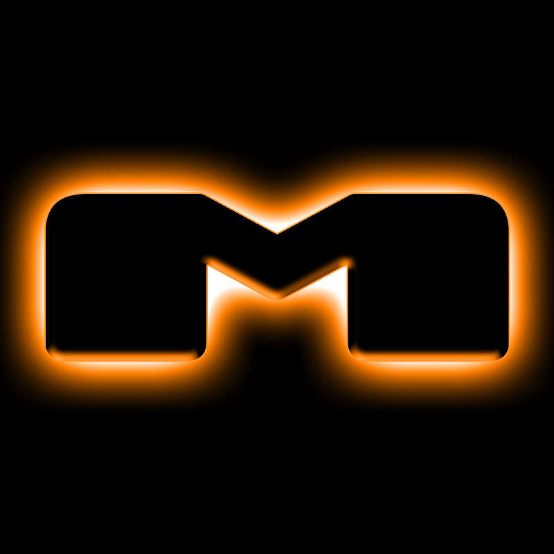 Oracle Lighting Universal Illuminated LED Letter Badges - Matte Black Surface Finish - M