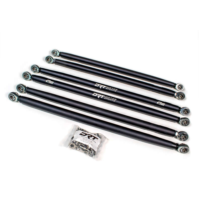 DRT Motorsports Billet Aluminum Barrel Radius Rod Kit - Black | 17-22 Can-Am X3