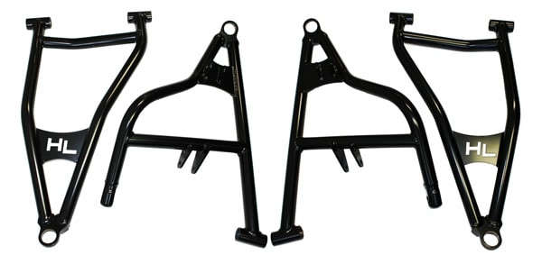 High Lifter Front Forward Upper & Lower Control Arms w/o Ball Joints | Black (17-23 Polaris RZR 1000 XP/17-21 RZR Turbo XP)