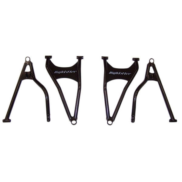 High Lifter Front Forward Upper & Lower Control Arms w/o Ball Joints | Black (14-16 Polaris RZR 1000 XP/2016 RZR Turbo XP)
