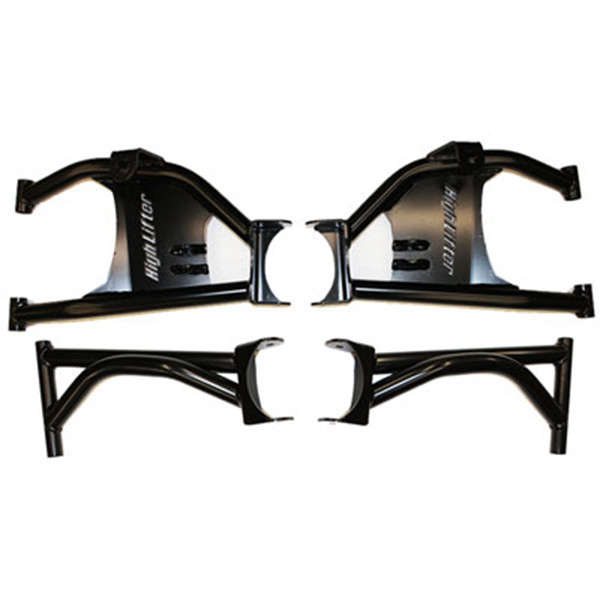 High Lifter Rear Raked Upper & Lower Control Arms | Black | 10-25 Polaris Sportsman/Scrambler Models