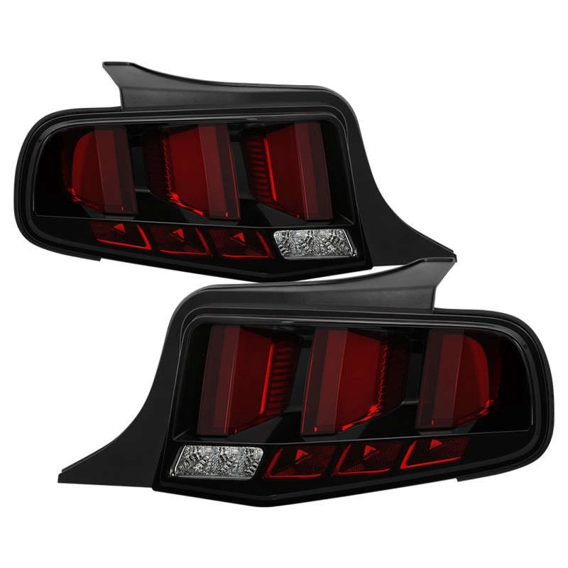 Spyder 5085092-SPDR Red Light Bar Sequential Turn Signal LED Tail ...