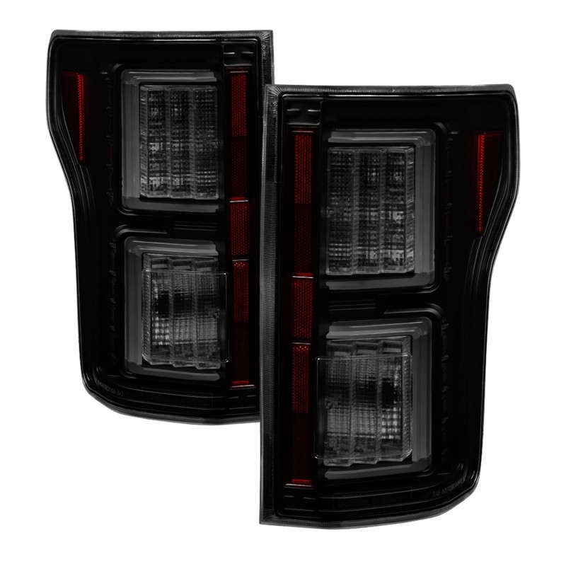 Spyder 5085672SPDR Light Bar LED Tail Lights (Black Smoke) 1819