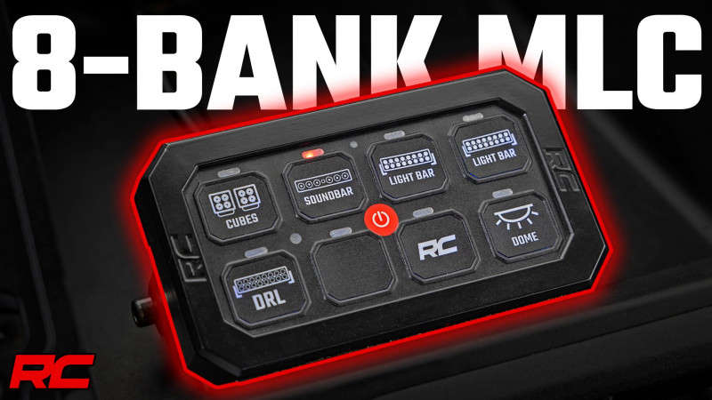 Rough Country 70970-RC Multiple Light Controller | 8 Panel | TrailBuilt ...