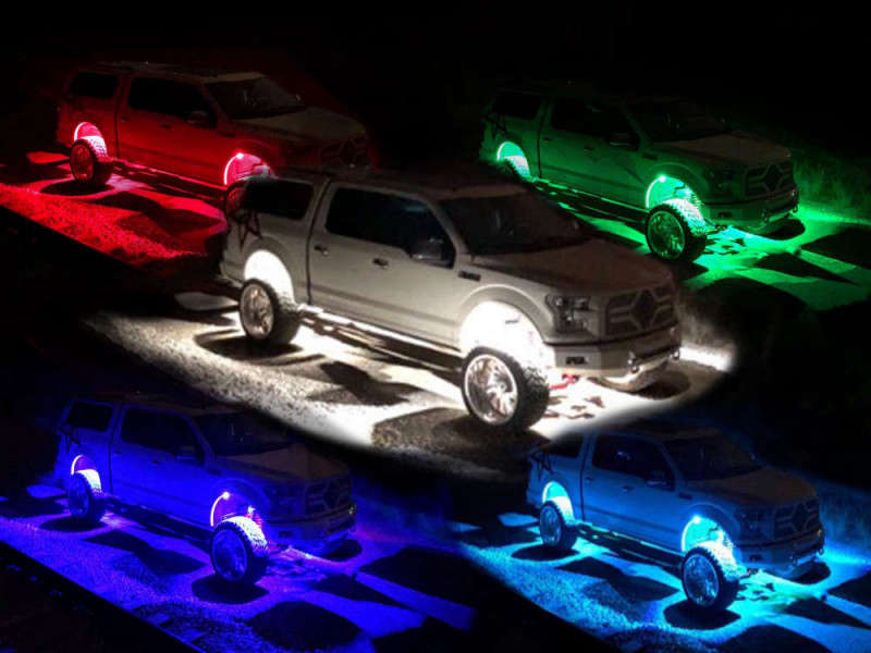 Black Label Lighting Rock Light Kit (RGBW) - 12 Pods w/Extensions