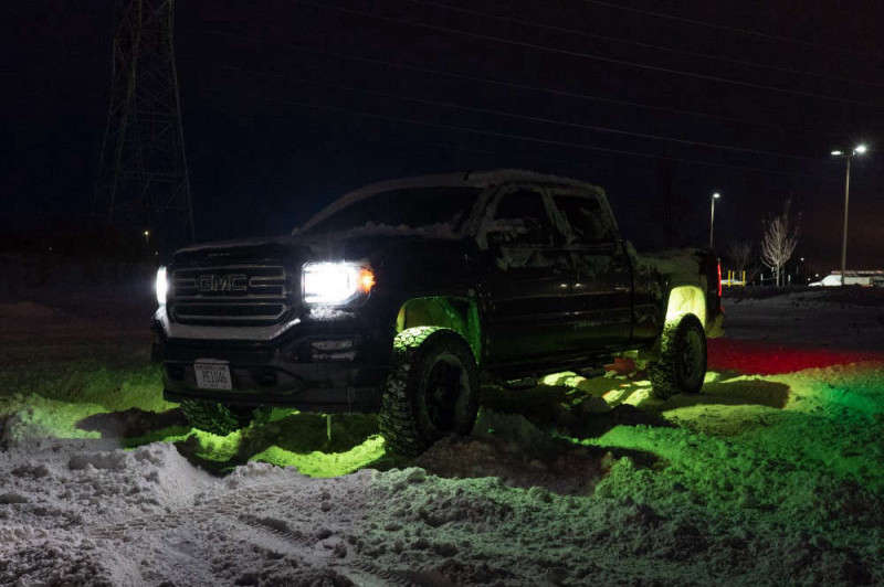 Black Label Lighting Rock Light Kit (RGBW) - 4 Pods w/Extensions