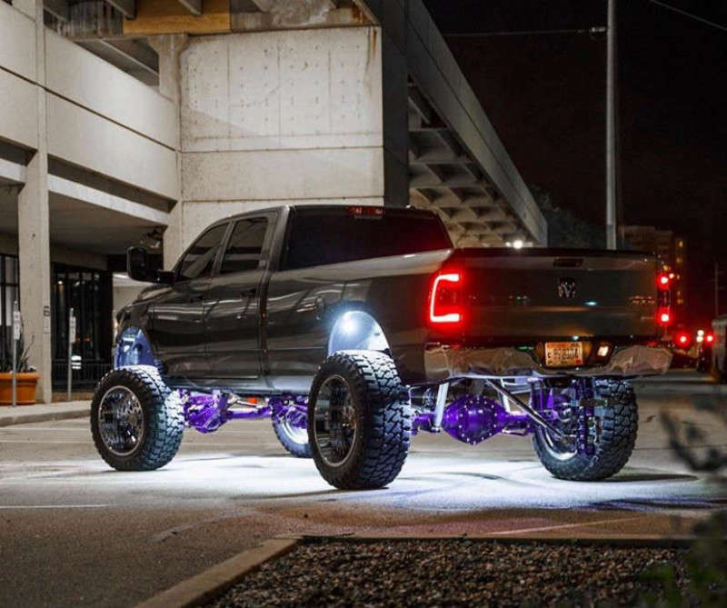 Black Label Lighting Rock Light Kit (WHITE) - 4 Pods