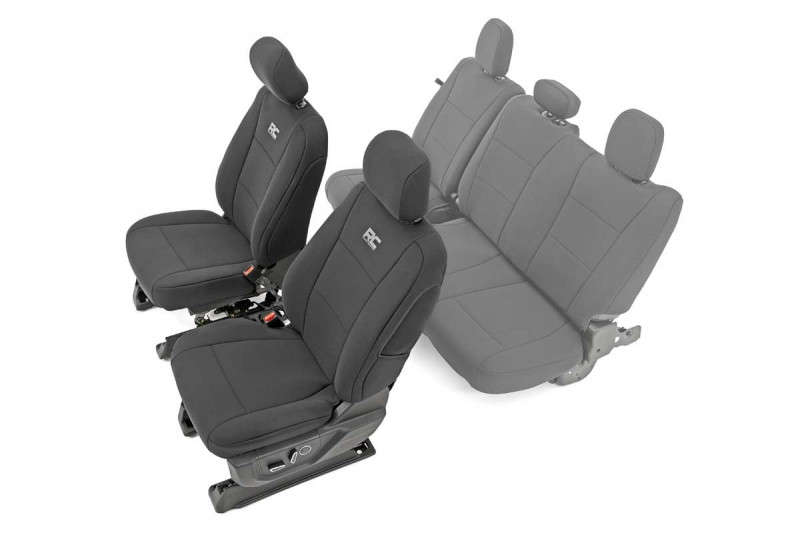Rough Country Seat Covers | Front Bucket Seats | 15-23 Ford F-150/17-22 F-250/F-350 Super Duty 