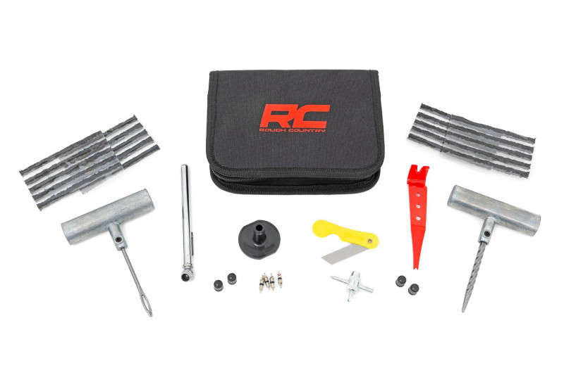 Rough Country Emergency Tire Repair Kit w/ Carrying Case | 39 Pieces 