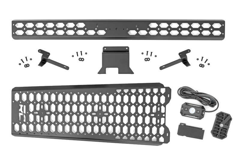 Rough Country Molle Mounting Panel w/ LED Overhead Dome Light | 21-23 Ford Bronco 4 Door 