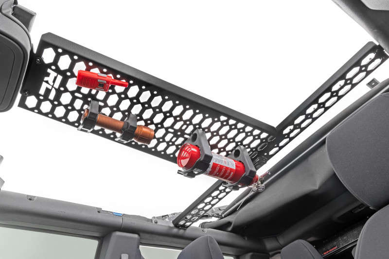 Rough Country Molle Mounting Panel w/ LED Overhead Dome Light | 21-23 Ford Bronco 4 Door