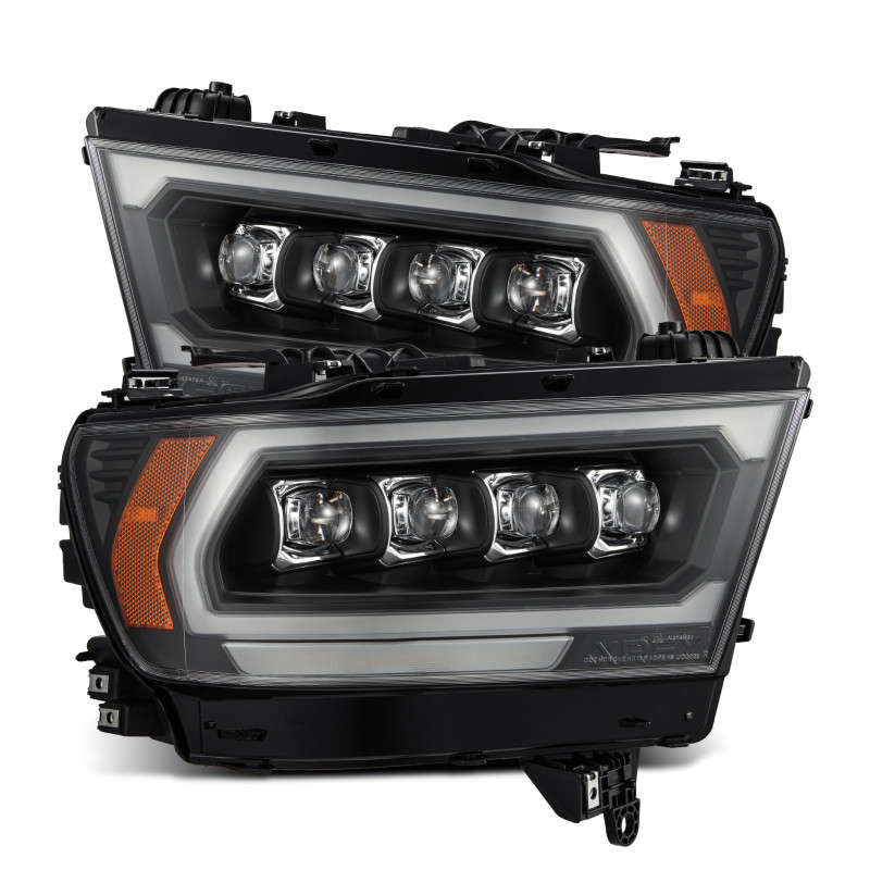 AlphaRex ALPHA-880578 NOVA-Series LED Projector Headlights Set | Black ...