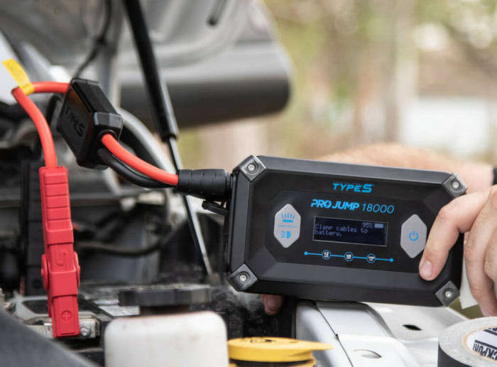 TYPE S 12V 9.0L ProJump Battery Jump Starter with JumpGuide and 18,000 mAh Power Bank