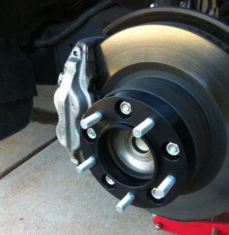 BORA 2" Aluminum Adapter Vehicle Bolt pattern 5x5.5 to Wheel Bolt pattern 6x5.5