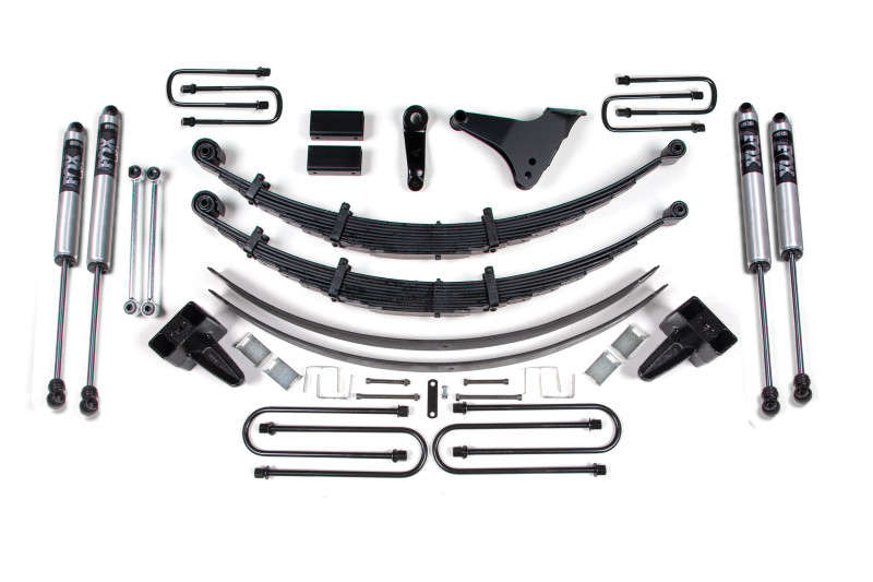 BDS Suspension 6" Lift Kit | Radius Front U Bolt | Rear Lift Block Kit w/o Factory Overload | Fox 2.0 Performance Series Shocks (99-04 Ford F-250/F-350 Super Duty | 4WD)