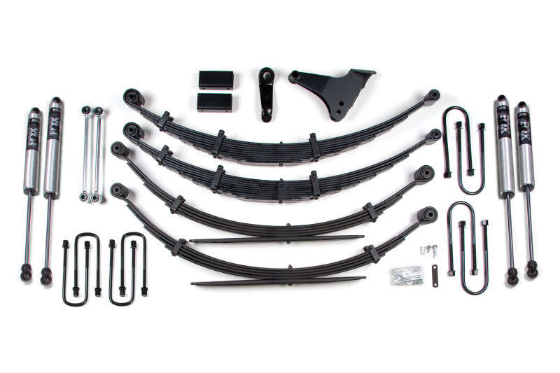 BDS Suspension 6" Lift Kit | Square U Bolt | Leaf Springs | Fox 2.0 Performance Series Shocks (1999 Ford F-250/F-350 Super Duty)