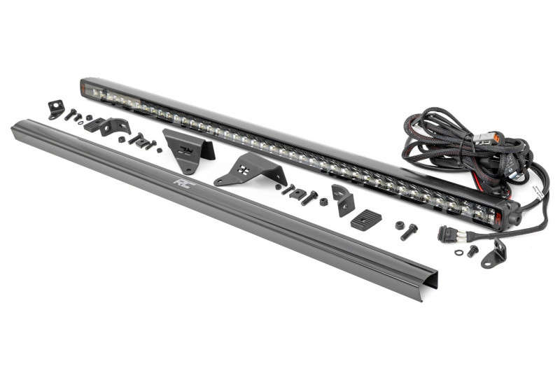 Rough Country LED Light Kit | Upper Windshield | 40" Spectrum Single Row (21-24 Ford Bronco)