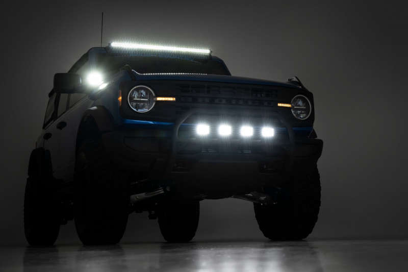Rough Country LED Light Kit | Upper Windshield | 40" Spectrum Single Row (21-24 Ford Bronco)
