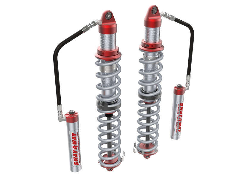 aFe Power Sway-A-Way 3.0 Rear Remote Reservoir Coilover Kit with Compression Adjusters (14-19 Polaris RZR XP 1000 EPS/16-19 RZR XP Turbo EPS)