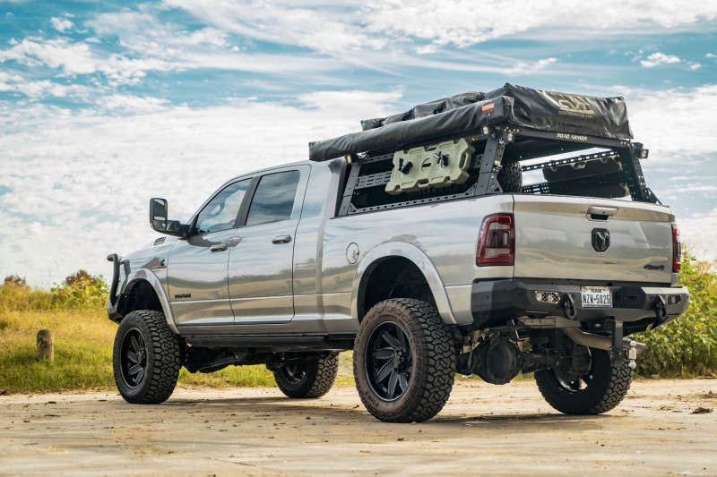 Road Armor 4192ER0B-RA Evolution Rear Bumpers | Texture Black ...