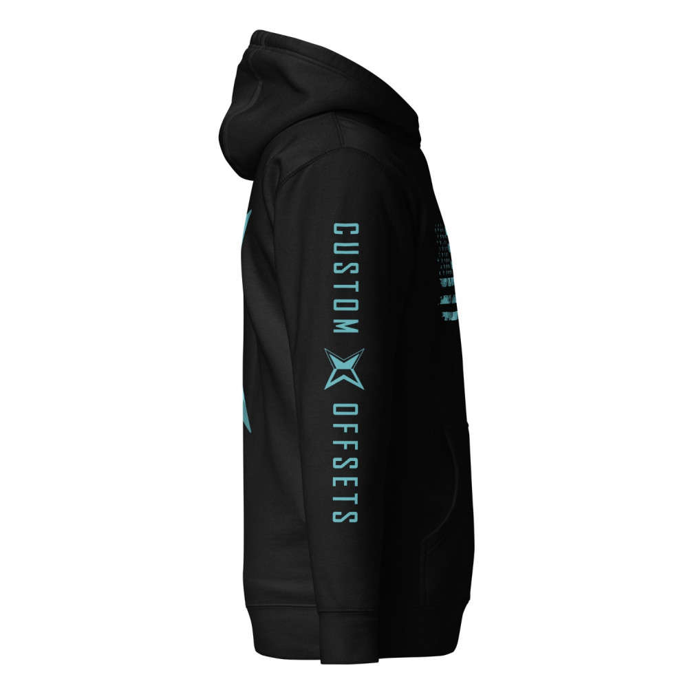 Custom Offsets All New Flag Hoodie - Teal