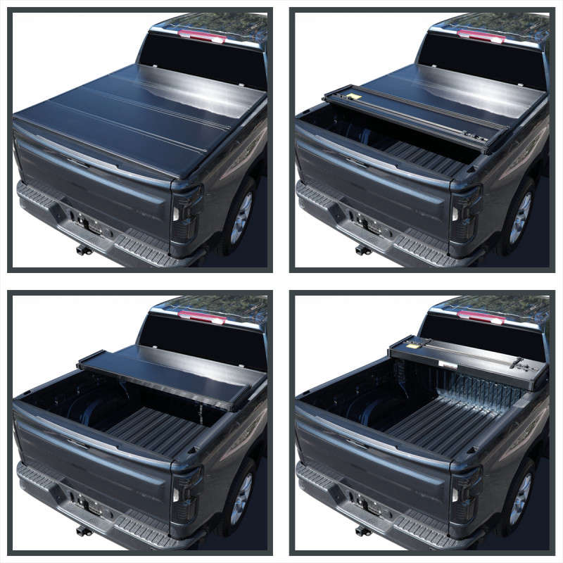 Spec-D Tuning TC4H-TIT04-55-SP-SPECD Hard Quad-Fold Tonneau Cover