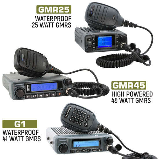Rugged Radios Lexus Two-Way Gmrs Mobile Radio Kit | 45 Watt | Gmr45 (05-24 Toyota Tacoma/03-24 4Runner)