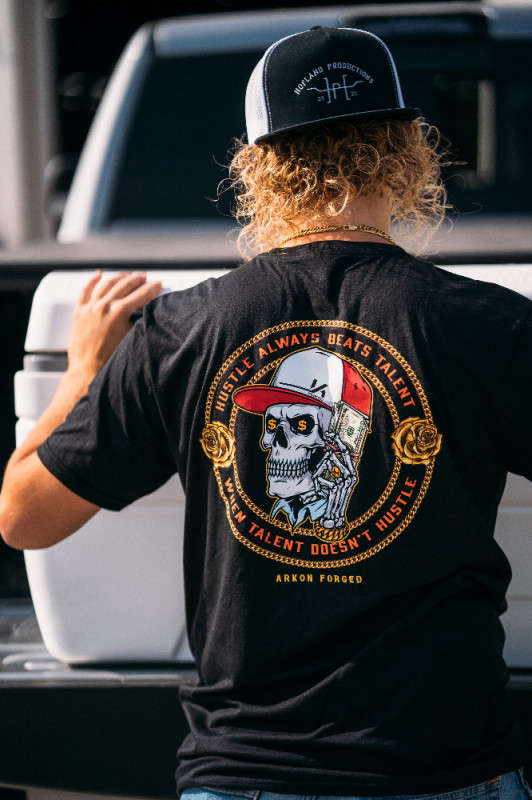 ARKON FORGED: Hustle Always Beats Talent | Heavyweight Tee