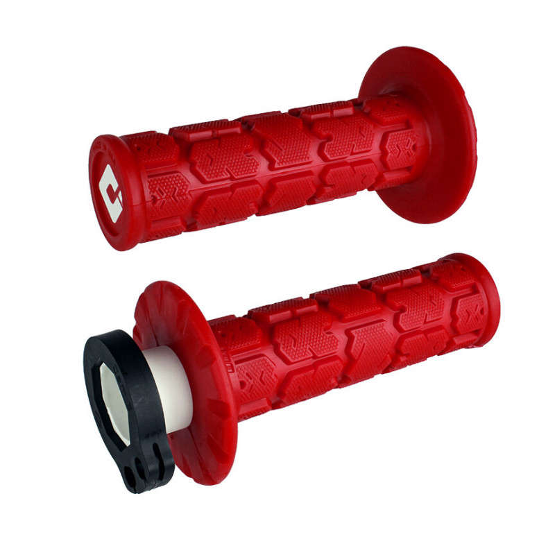ODI ODI-H36RGDR MX V2 Rogue Lock-On Grips Red Function Powersports
