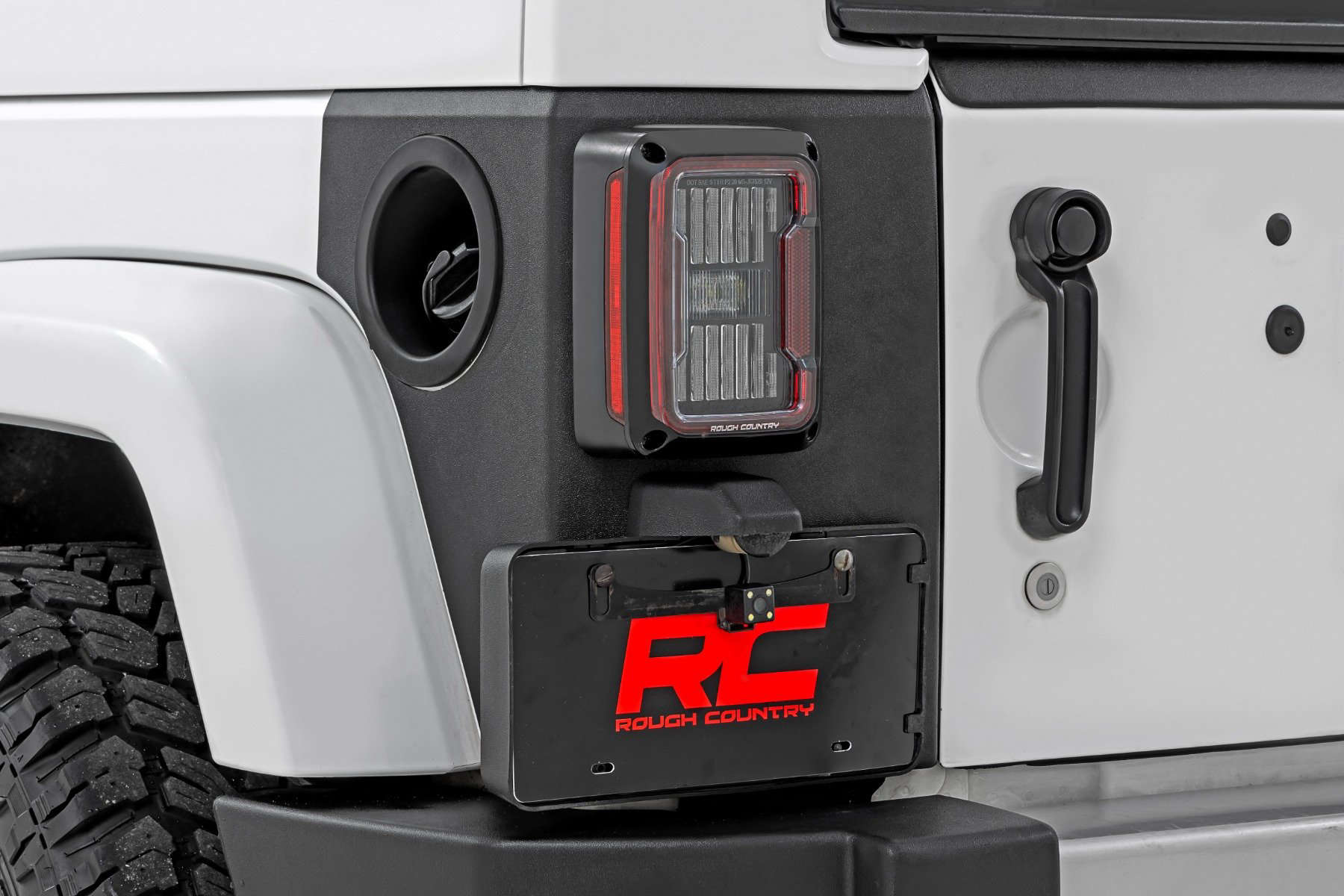 Rear Cladding Rough Country TC13022-RC Trail Cladding Rear Corners (07-18 Jeep ...