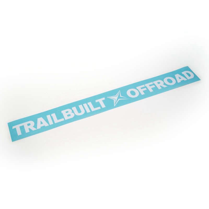TrailBuilt Windshield Decal | 24" White
