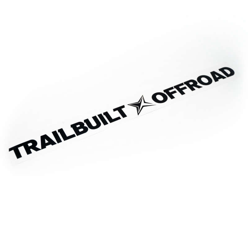 TrailBuilt Windshield Decal | 24" Black