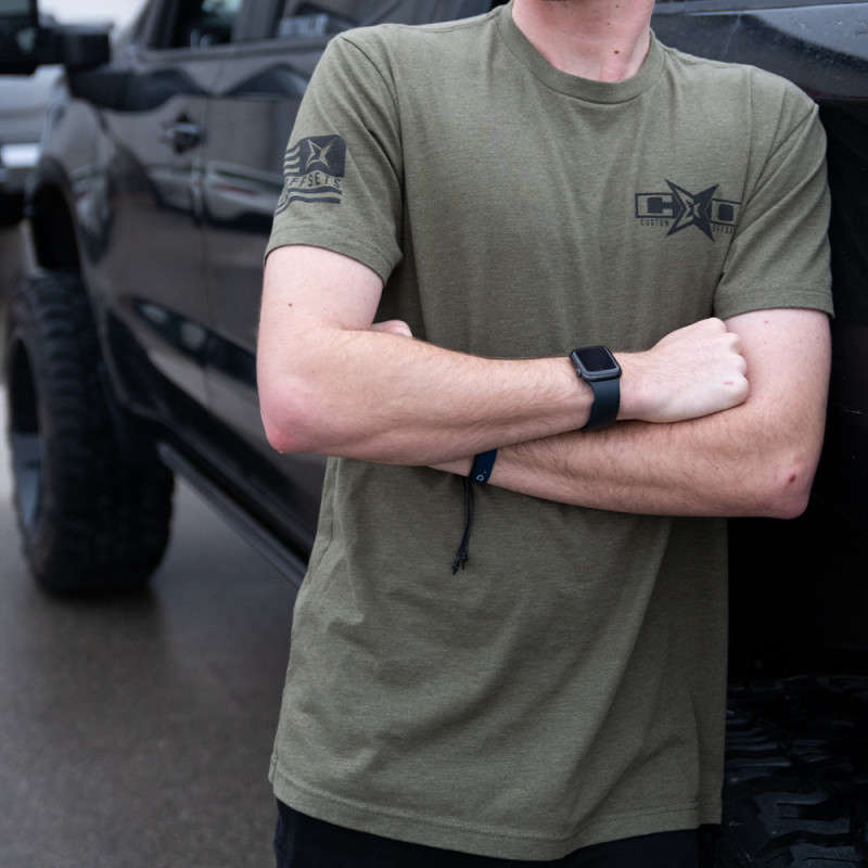 Custom Offsets Patriot Lifestyle Tee (Olive Green)
