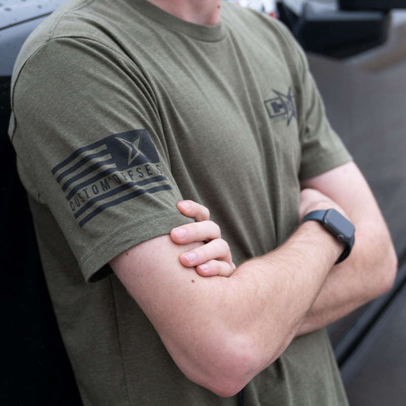 Custom Offsets Patriot Lifestyle Tee (Olive Green)