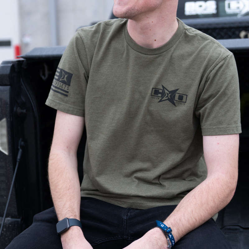 Custom Offsets Patriot Lifestyle Tee (Olive Green)