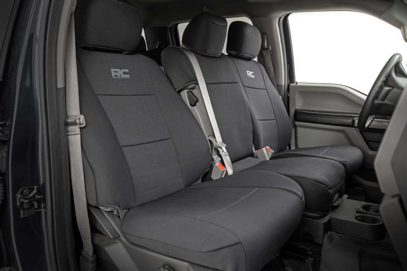 Rough Country Seat Covers | FR Bench and RR Bench